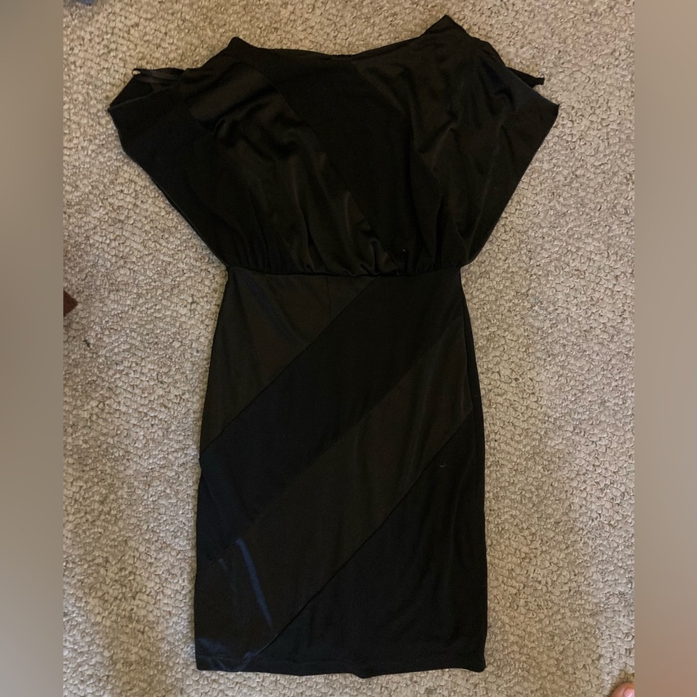Sweet Storm Black Mini Dress